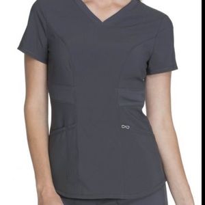 Cherokee Infinity Pewter Scrub Top and Pant Set L